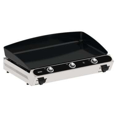 BERGERAC 75 cm Stainless - Plancha Gas 3 Burners