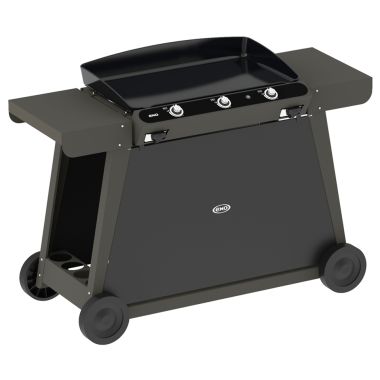 Combo BERGERAC 75 Cargo Grey - Gas Griddle on Cart