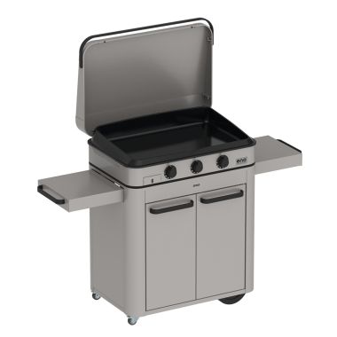 Combo ENOSIGN 80 cm Inox - Plancha Gaz sur Chariot