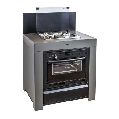 Module Combiné Gris Cargo 80 - Table Cuisson + Four