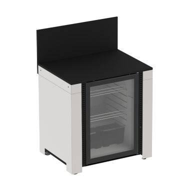 Module 80 cm Noir et Inox pour Frigo 115 L