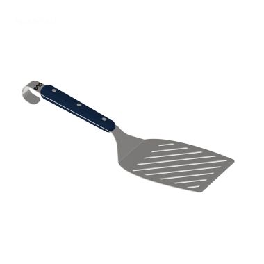 Spatule Ajourée Coudée en Inox